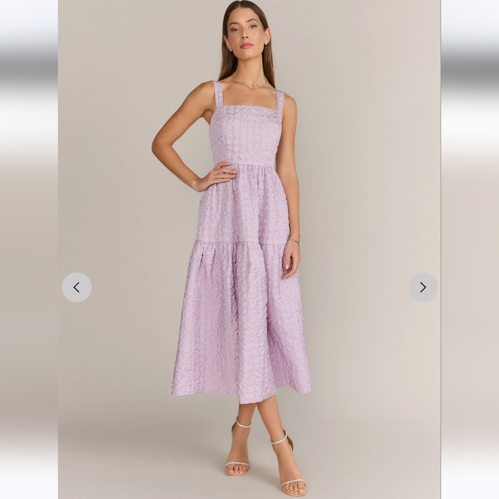 Just Me Quilted A-Line Maxi Dress - Keepsake Lilac